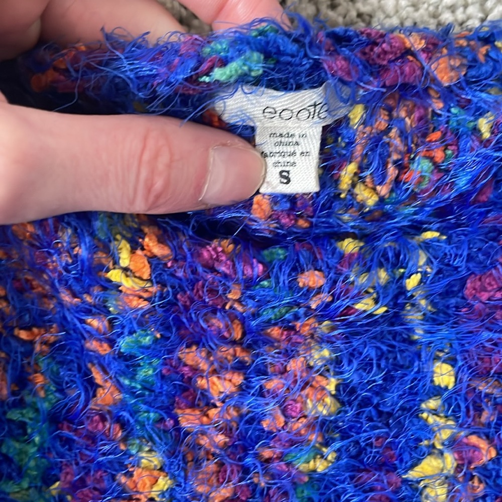 Fun Multi-Color Sweater XS-S - Picture 2 of 3